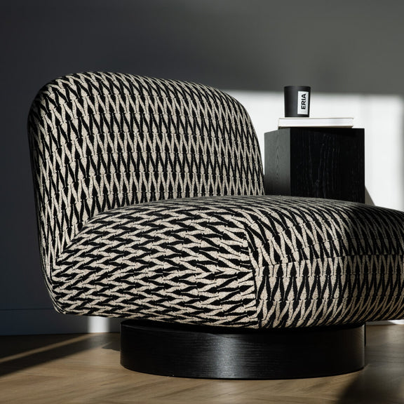 Fotel Graff z obrotową podstawą