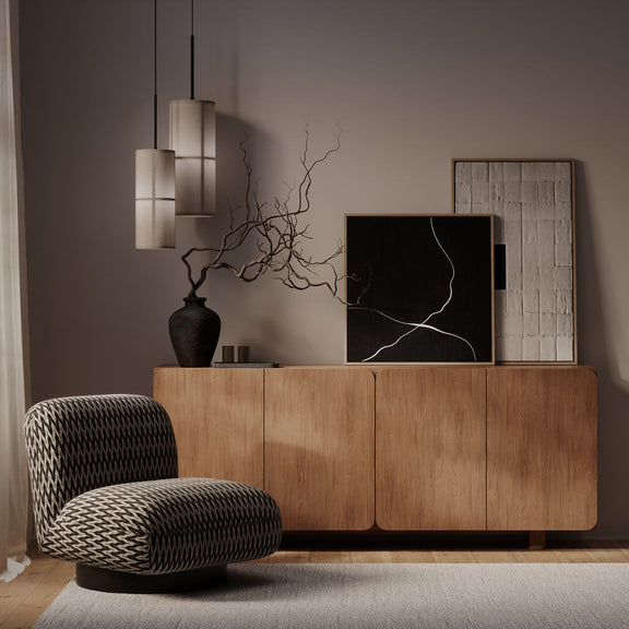 Fotel Graff z obrotową podstawą