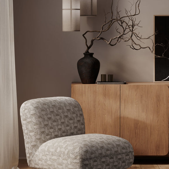 Fotel Onde z obrotową podstawą