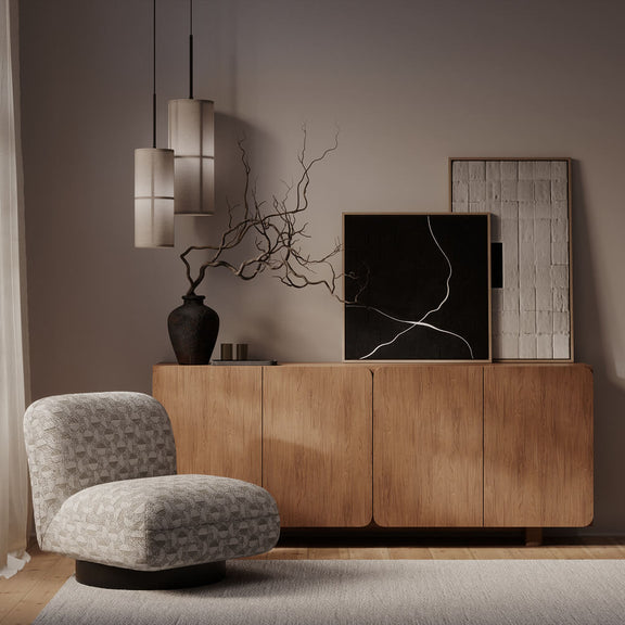 Fotel Onde z obrotową podstawą