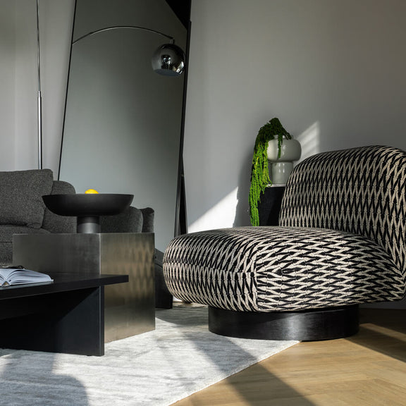 Fotel Graff z obrotową podstawą