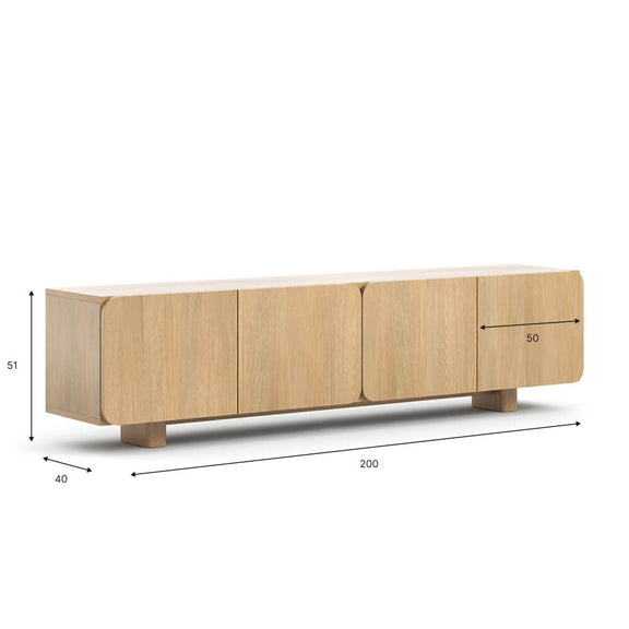 Szafka RTV Elio - Dąb Gaja