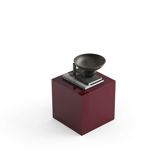 Stolik Pomocniczy KOVU - Bordowy