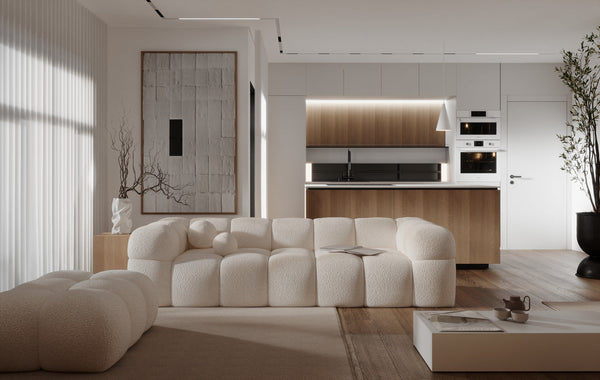 Jak łączyć kolor Cloud Dancer z brązami? Modne kolory wnętrz 2026