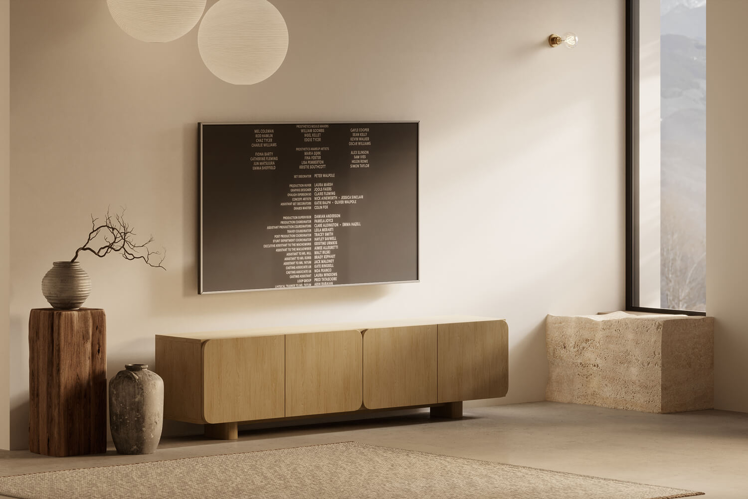 Szafka RTV Elio - Dąb Gaja